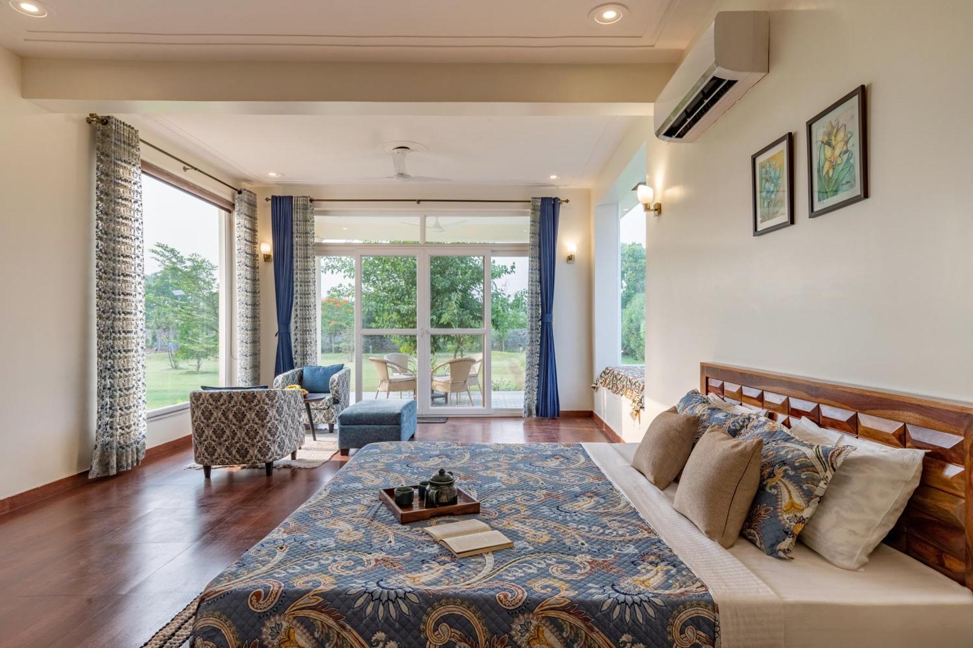 Alaya Stays Raga 2Bhk Farmstay With An Entertainment Lounge Sohna Экстерьер фото